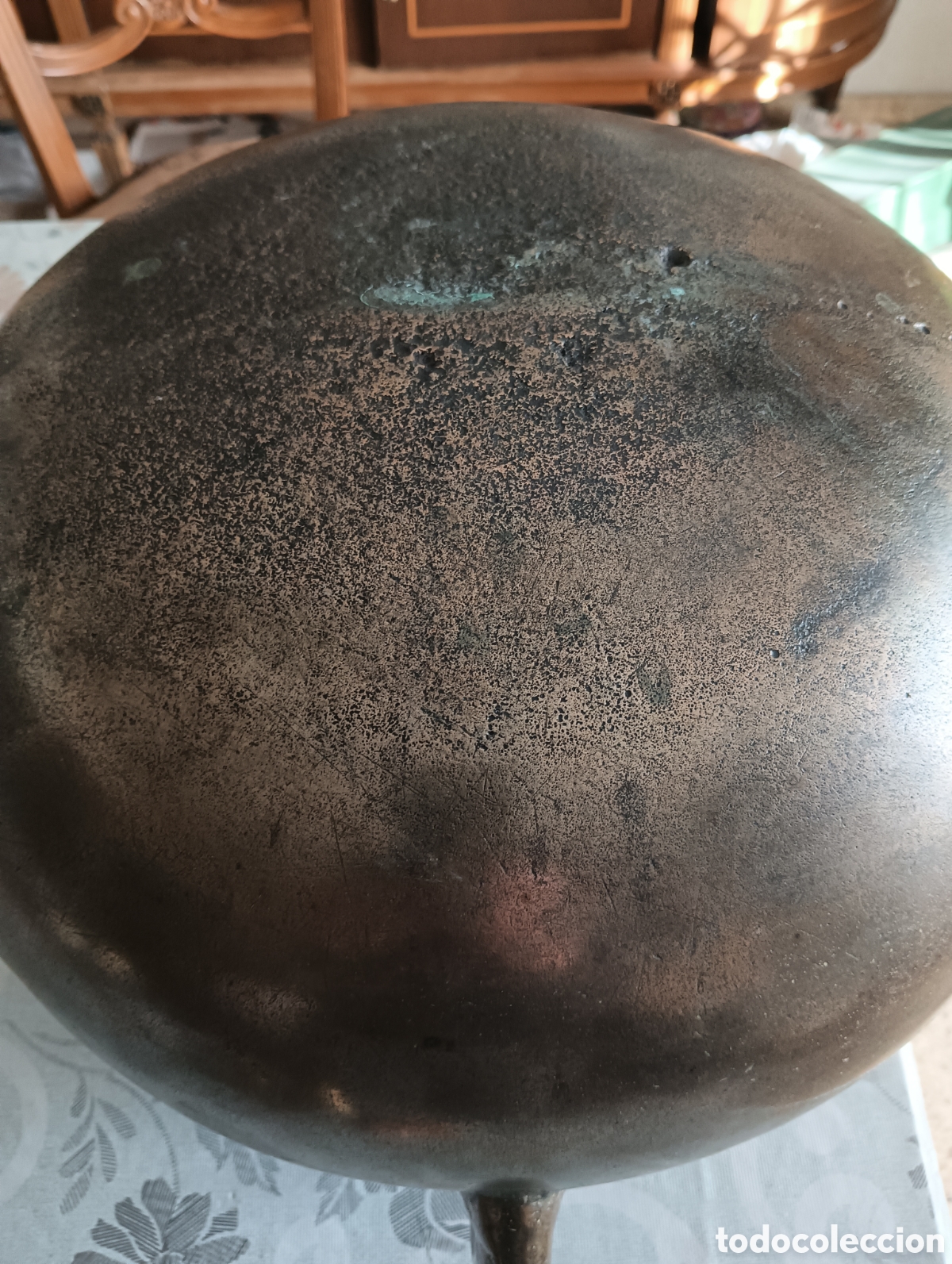 Antig&uuml;edades: Puchero de cobre antiguo - Foto 3