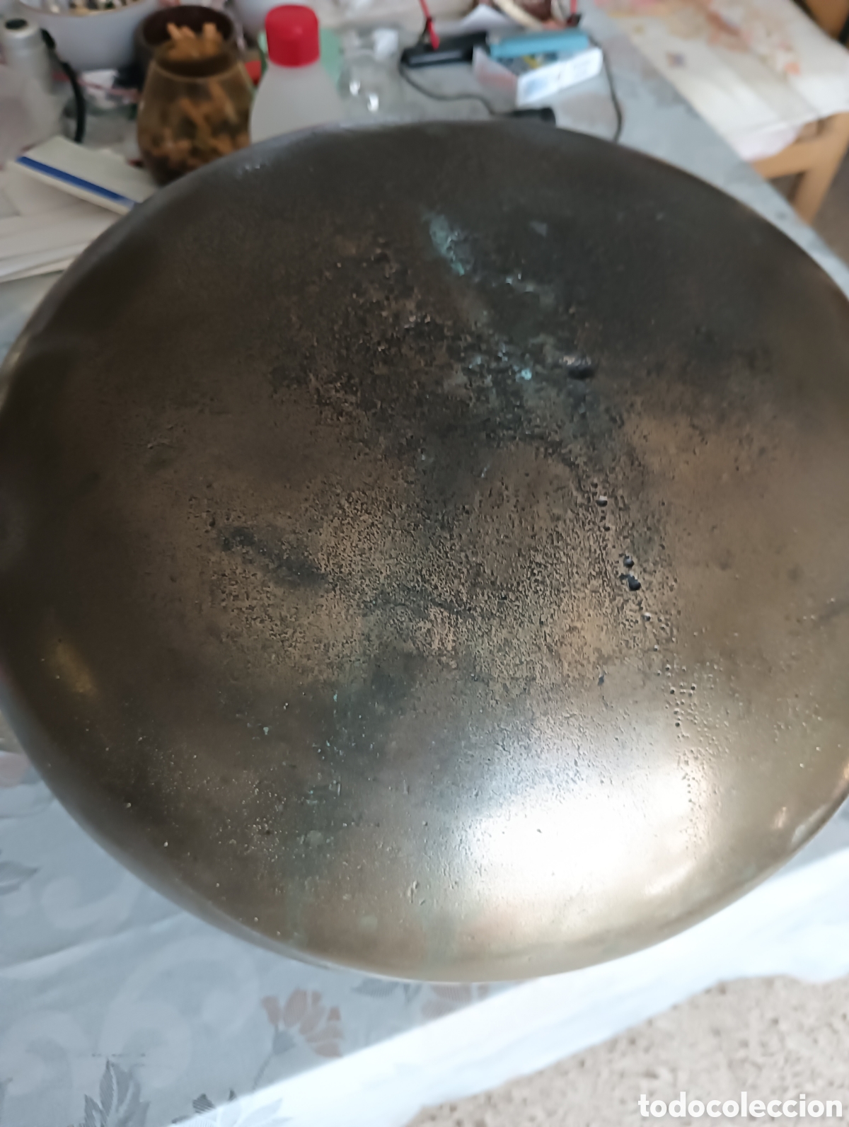Antig&uuml;edades: Puchero de cobre antiguo - Foto 4