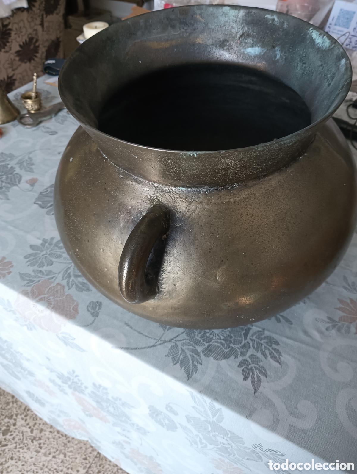 Antig&uuml;edades: Puchero de cobre antiguo - Foto 6