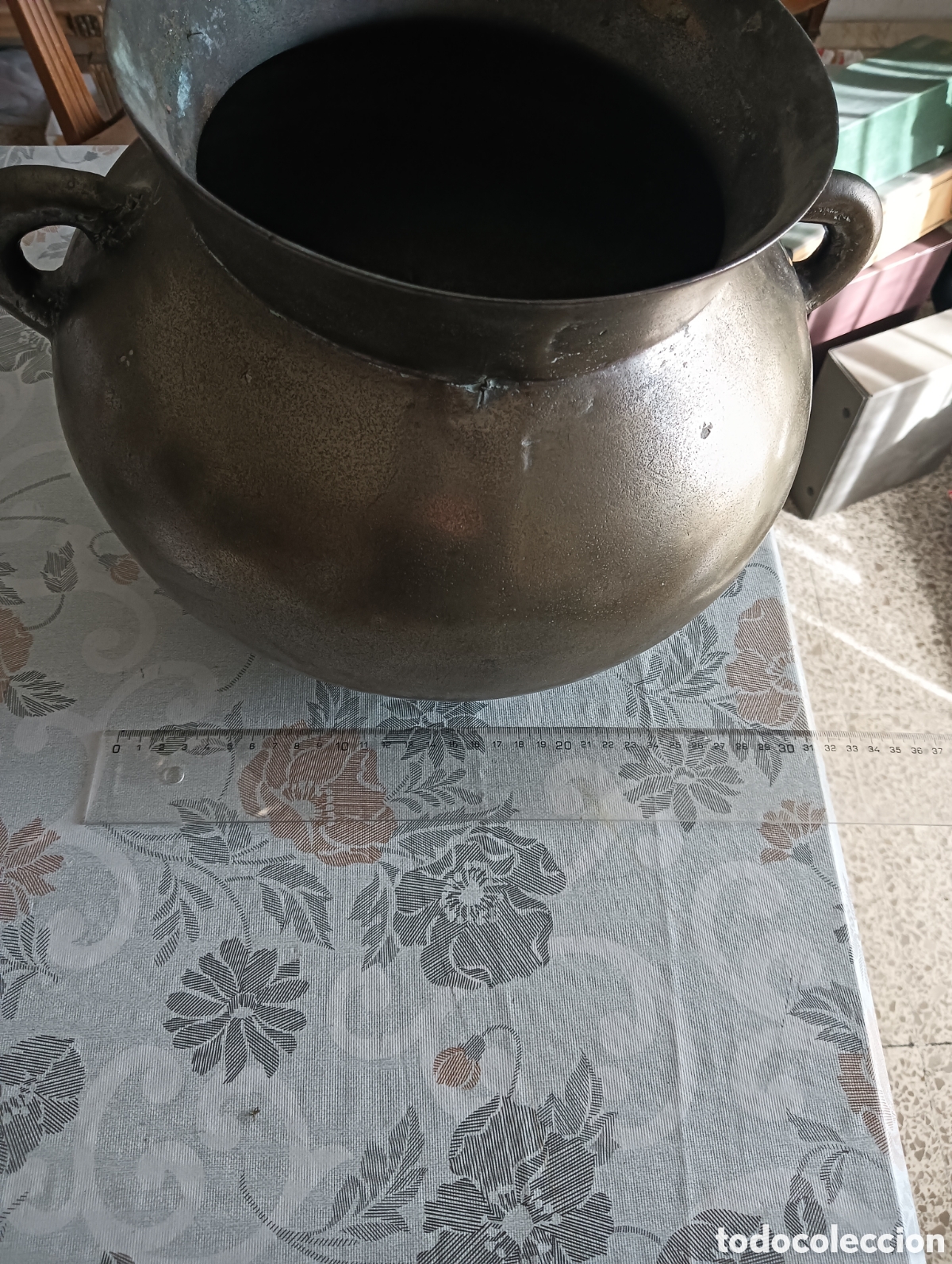 Antig&uuml;edades: Puchero de cobre antiguo - Foto 10