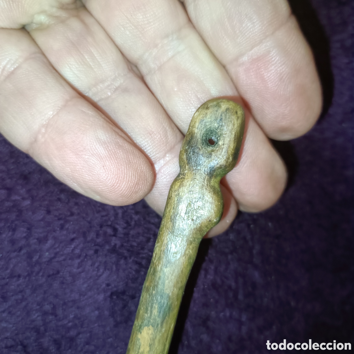 Antig&uuml;edades: Antigua llave realizada en madera poblaci&oacute;n de Le&oacute;n - Foto 6
