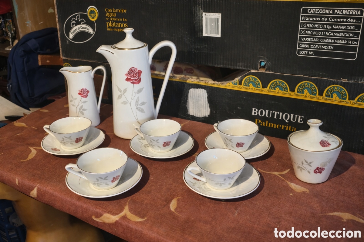 Antig&uuml;edades: Juego de caf&eacute; de San Claudio - Foto 1