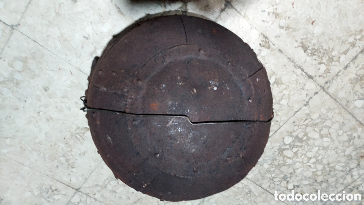 Antig&uuml;edades: Perol de forja muy antiguo - Foto 5