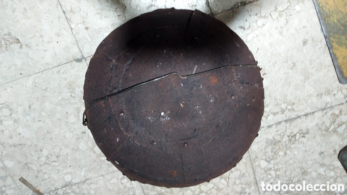 Antig&uuml;edades: Perol de forja muy antiguo - Foto 1