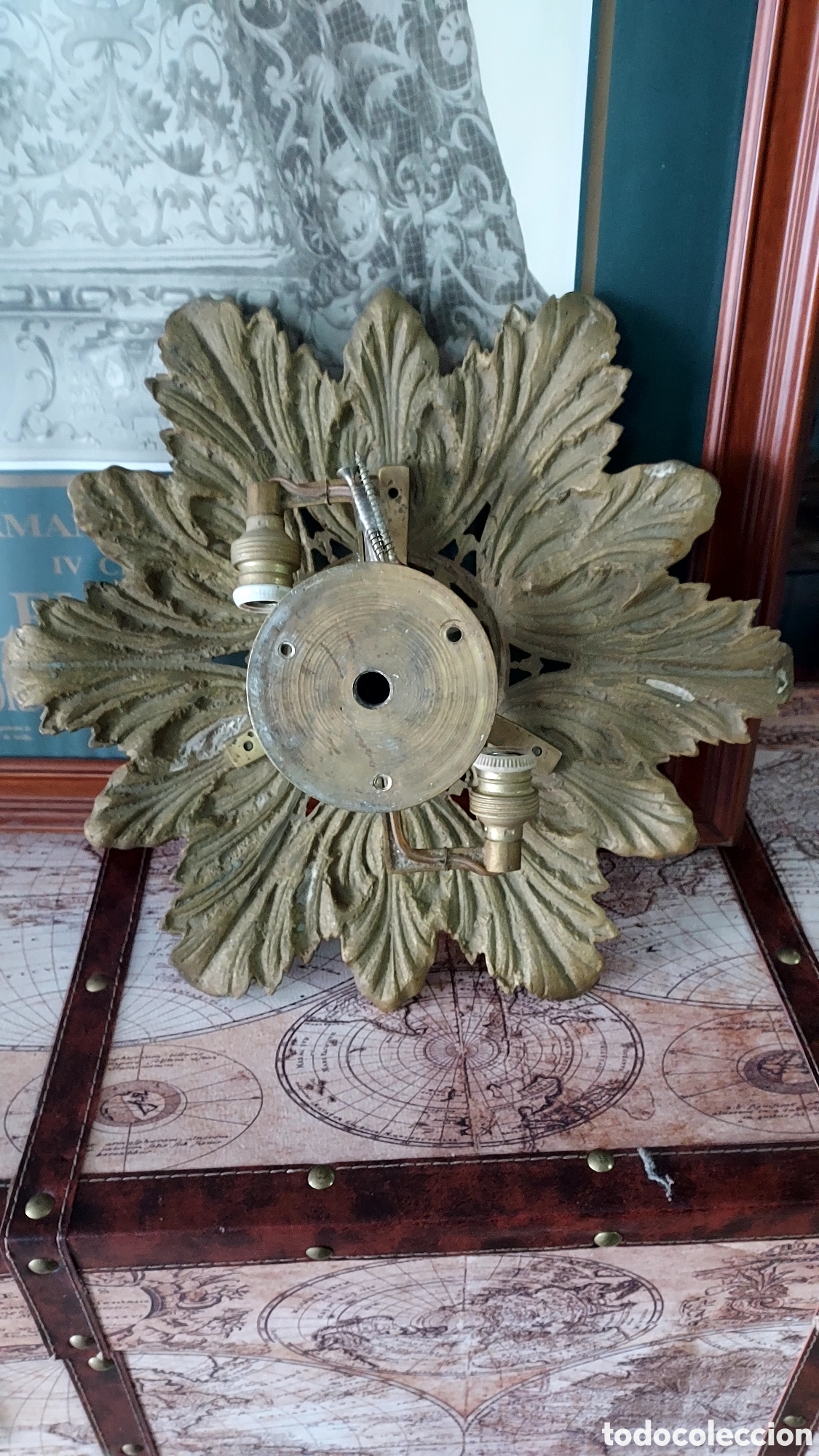 Antig&uuml;edades: Aplique de orfebrer&iacute;a ba&ntilde;ado en oro - Foto 4
