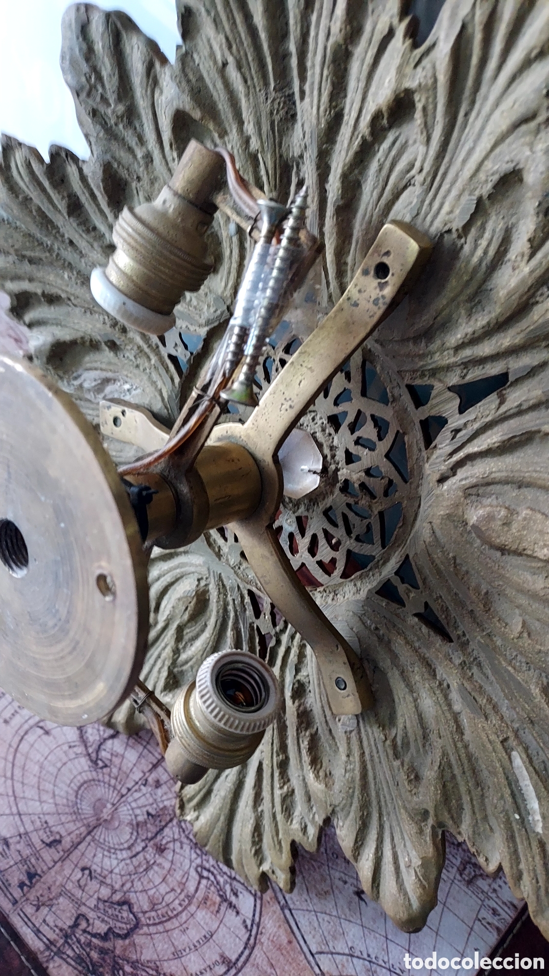 Antig&uuml;edades: Aplique de orfebrer&iacute;a ba&ntilde;ado en oro - Foto 6