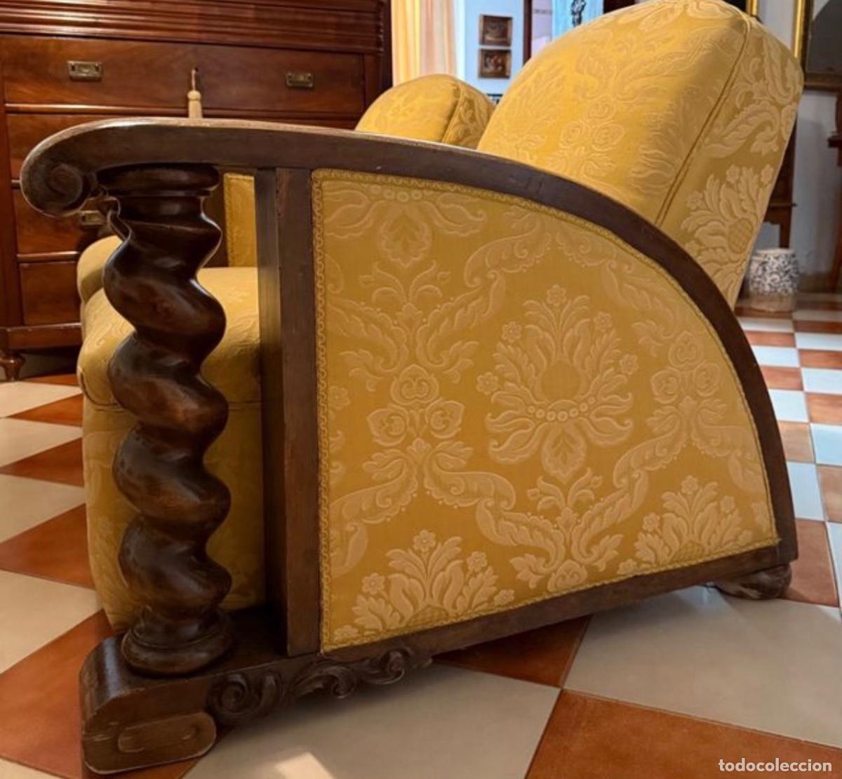 Antig&uuml;edades: Sof&aacute; y sillones antiguos - Foto 3