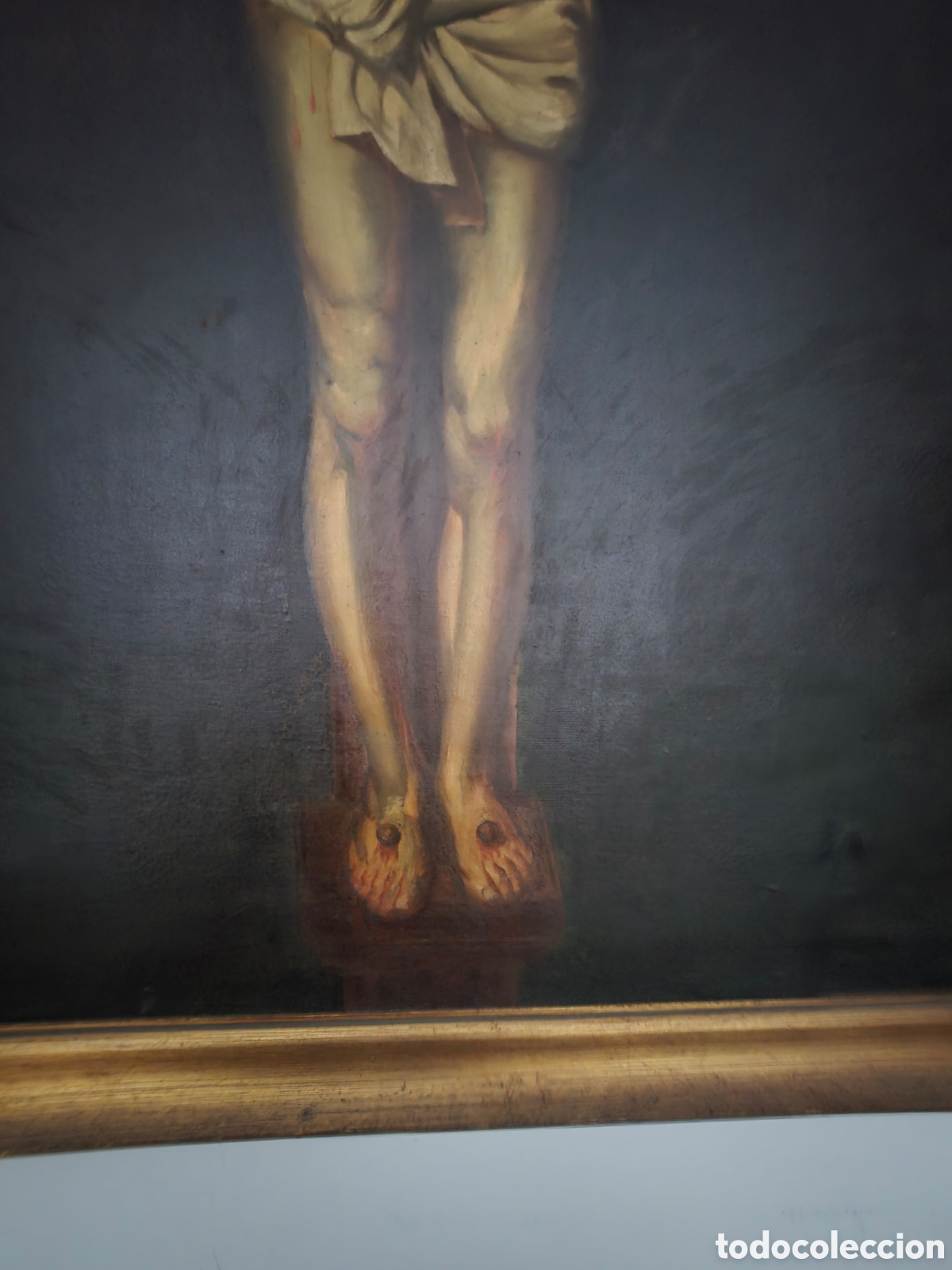 Antig&uuml;edades: Cuadro antiguo Cristo Crucificado - Foto 4