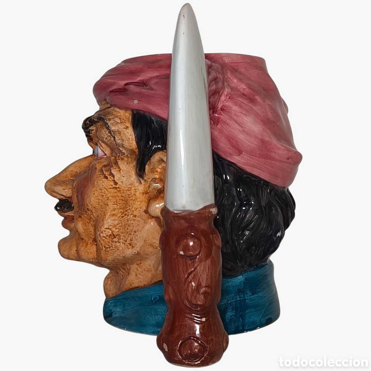Antig&uuml;edades: Jarra Cer&aacute;mica - Pirata - Foto 4