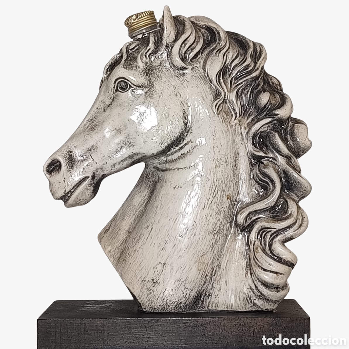 Antig&uuml;edades: Figura / Botella / Sujetalibros - Caballo