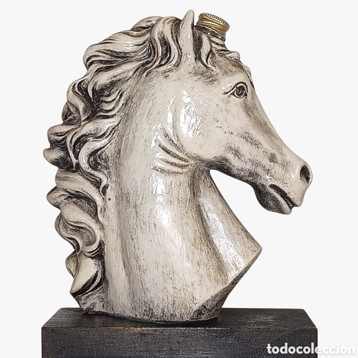 Antig&uuml;edades: Figura / Botella / Sujetalibros - Caballo - Foto 2