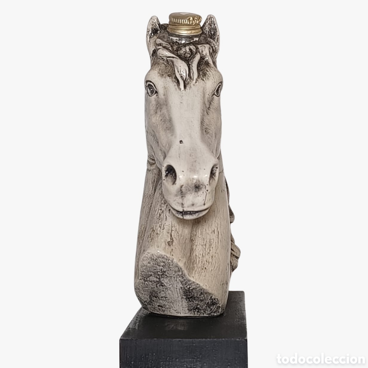 Antig&uuml;edades: Figura / Botella / Sujetalibros - Caballo - Foto 3