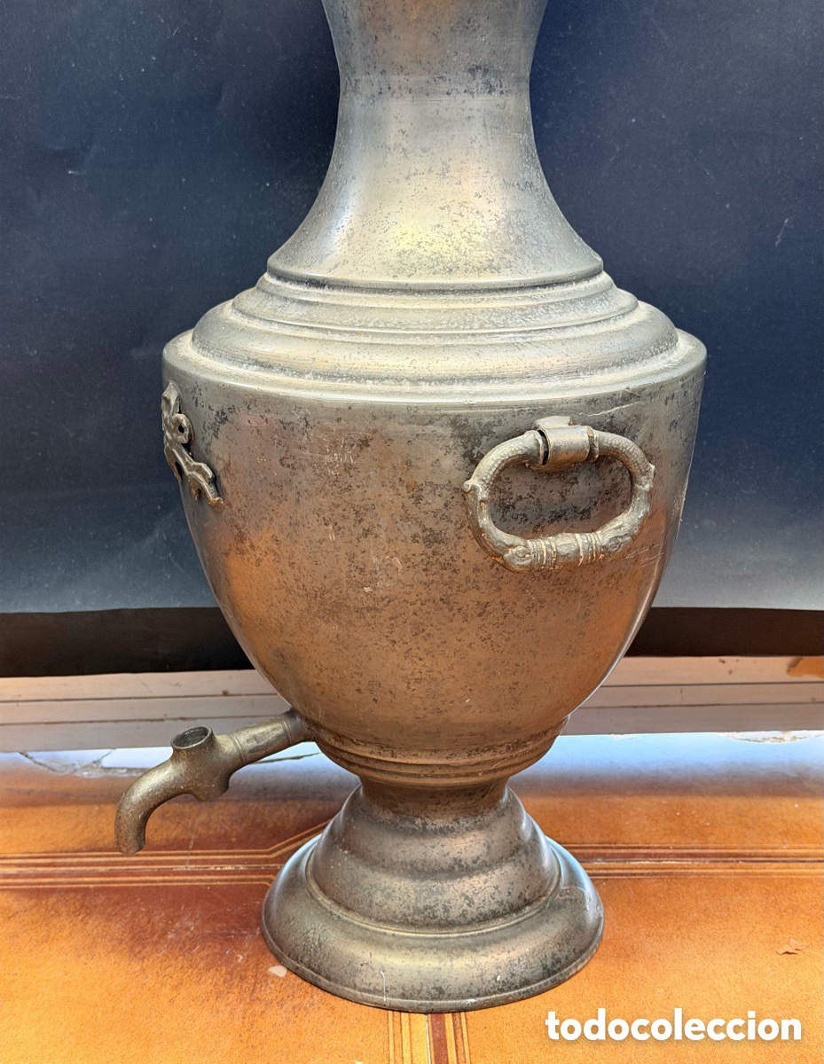 Antig&uuml;edades: Antiguo samovar ruso S.XIX - Foto 3