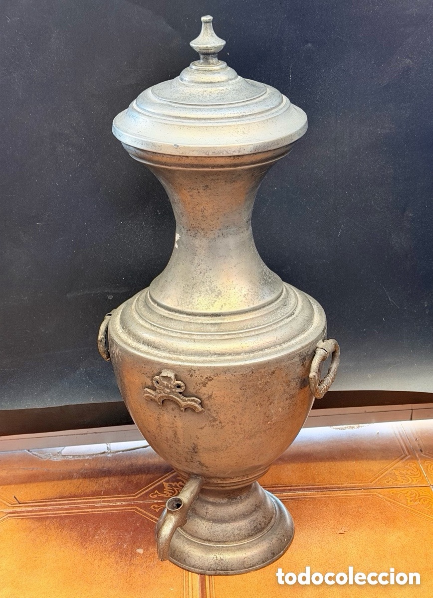 Antig&uuml;edades: Antiguo samovar ruso S.XIX - Foto 8
