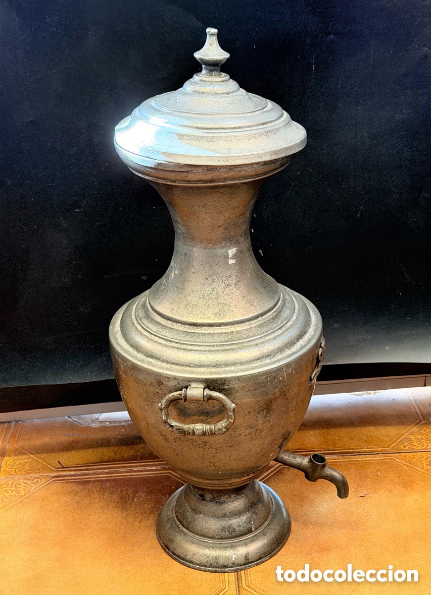 Antig&uuml;edades: Antiguo samovar ruso S.XIX - Foto 9
