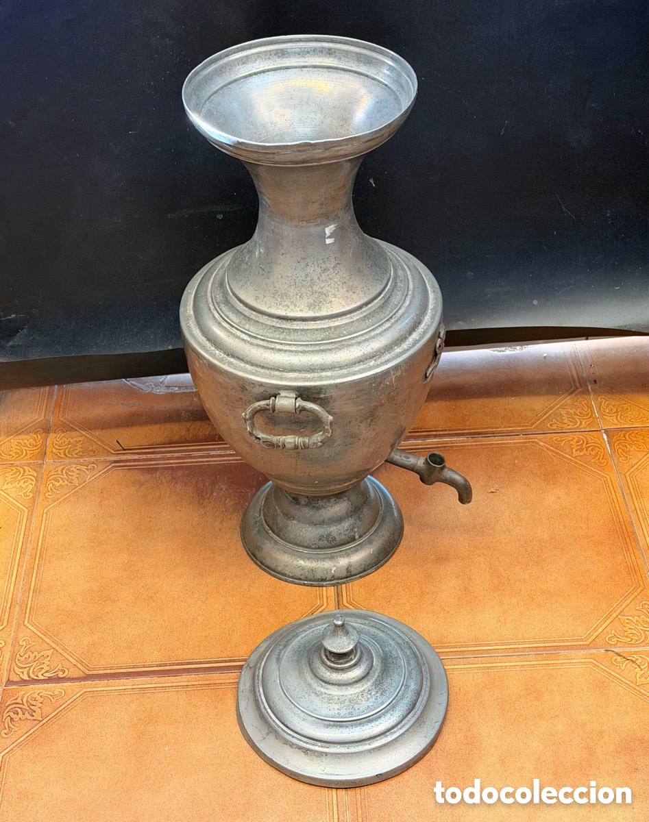 Antig&uuml;edades: Antiguo samovar ruso S.XIX - Foto 11