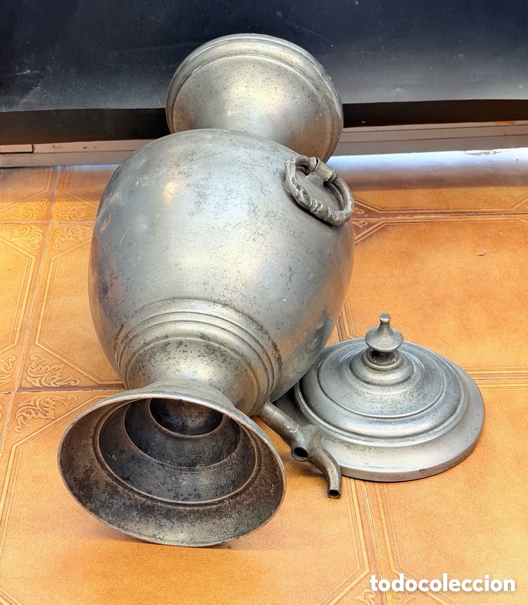 Antig&uuml;edades: Antiguo samovar ruso S.XIX - Foto 13