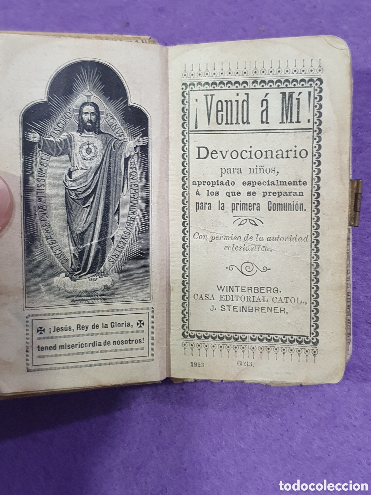 Antig&uuml;edades: Antiguo devocionario. (L128) - Foto 2