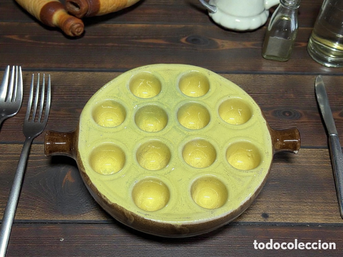 Antig&uuml;edades: Antiguo plato para servir caracoles - Foto 2