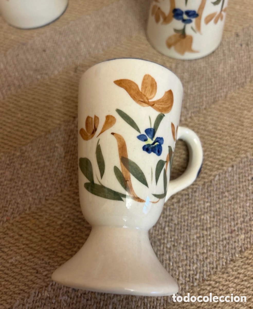 Antig&uuml;edades: Conjunto de 4 tazas mazagrans - Foto 4