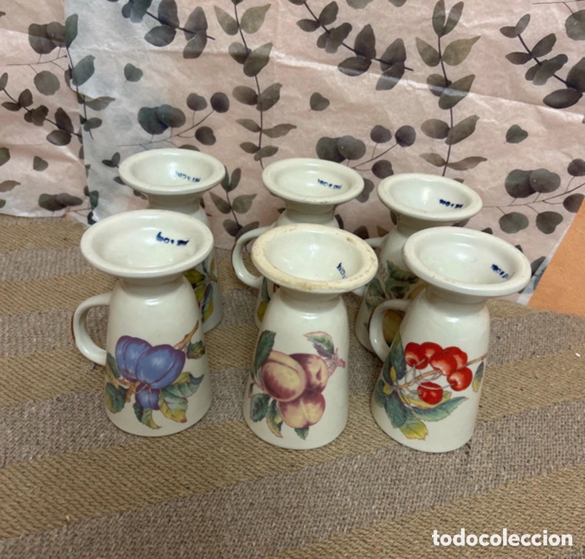 Antig&uuml;edades: Conjunto de 6 tazas mazagrans - Foto 1