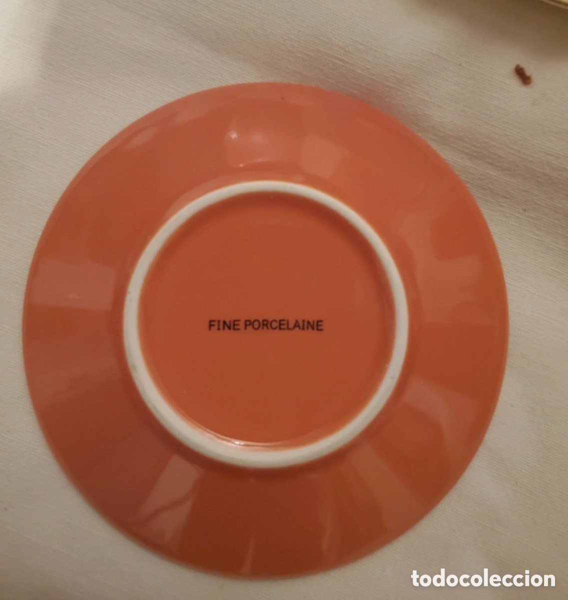 Antig&uuml;edades: Juego de caf&eacute; de porcelana multicolor - Foto 3