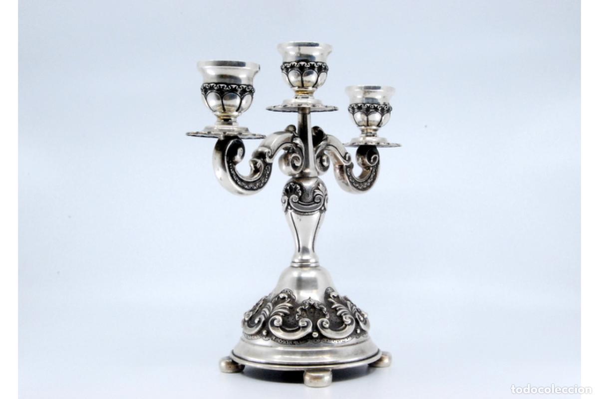 Antig&uuml;edades: Candelabros de plata - Foto 6