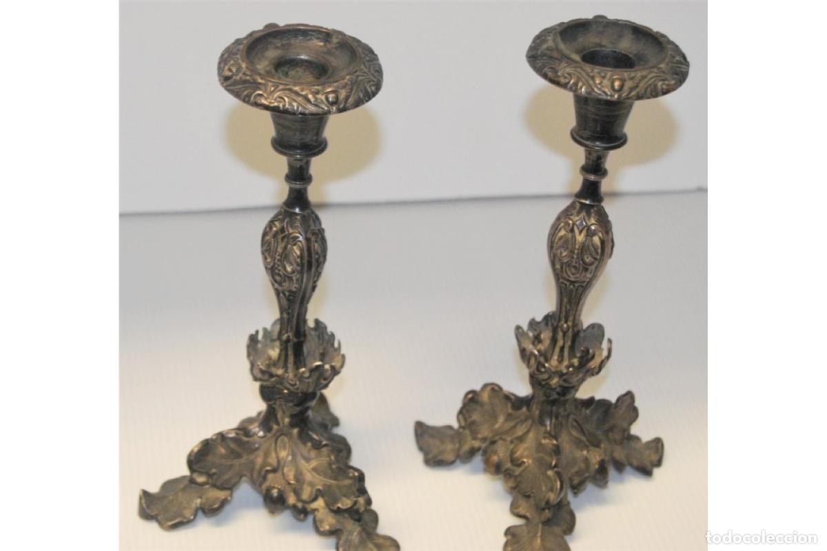 Antig&uuml;edades: Candelabros de plata - Foto 3