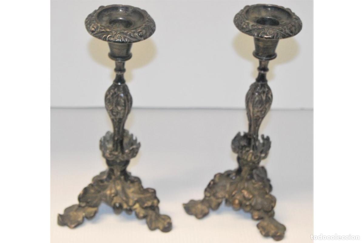 Antig&uuml;edades: Candelabros de plata - Foto 5