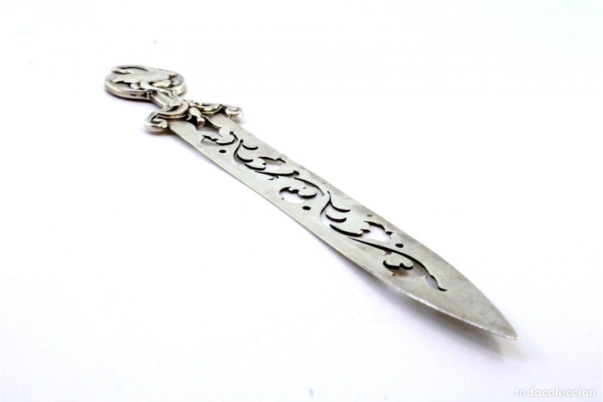 Antig&uuml;edades: Abrecartas de plata - Foto 6