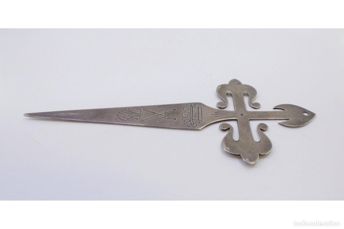 Antig&uuml;edades: Abrecartas de plata - Foto 3