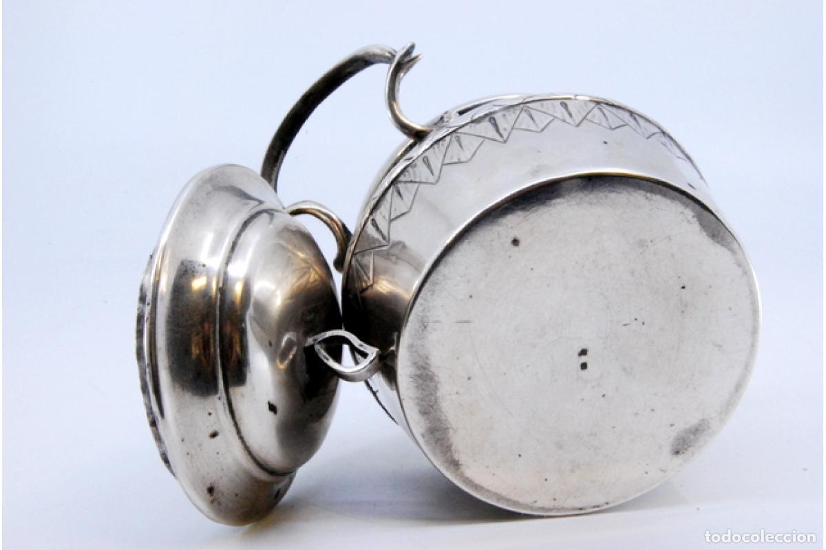 Antig&uuml;edades: Azucarero de plata - Foto 3