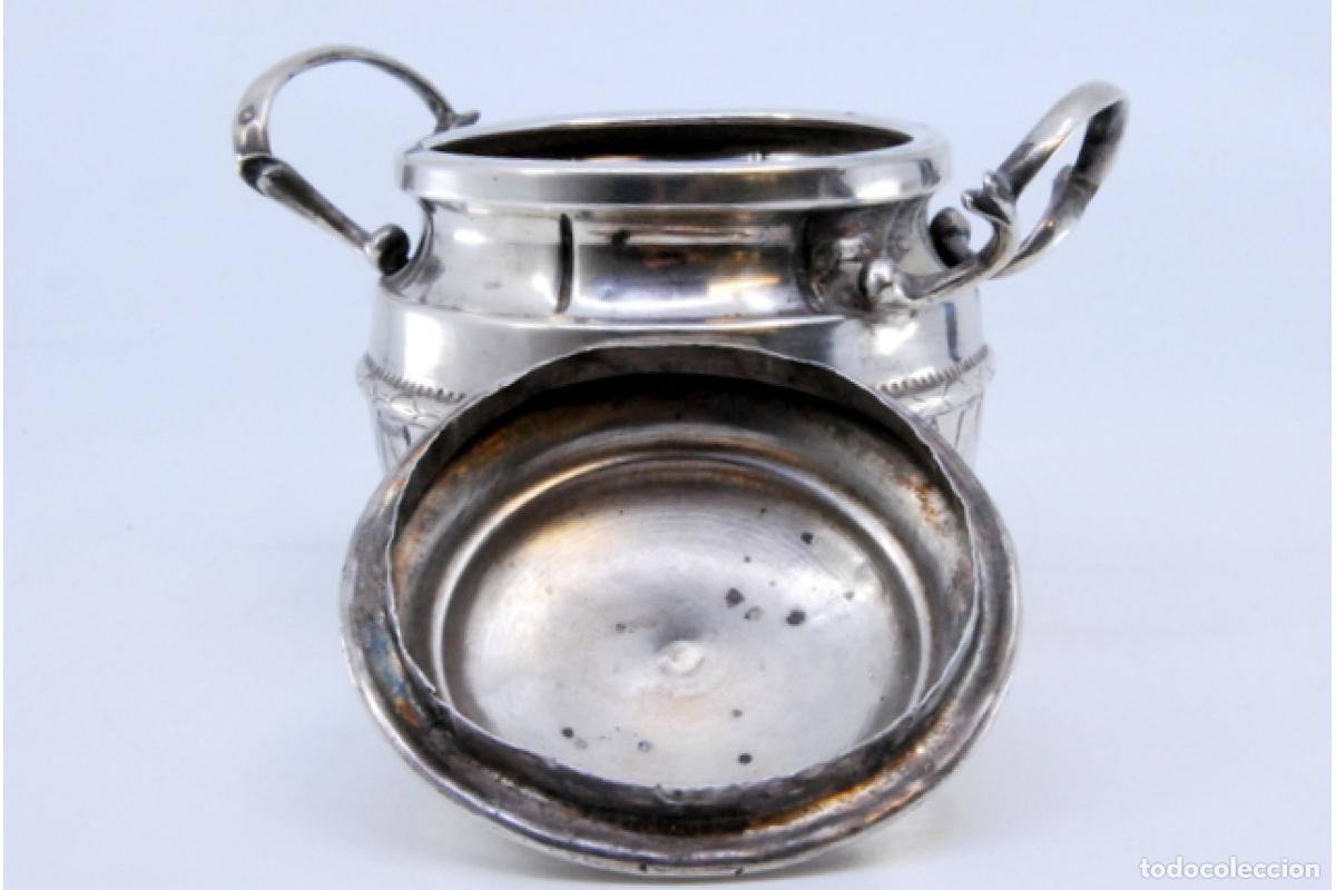 Antig&uuml;edades: Azucarero de plata - Foto 4