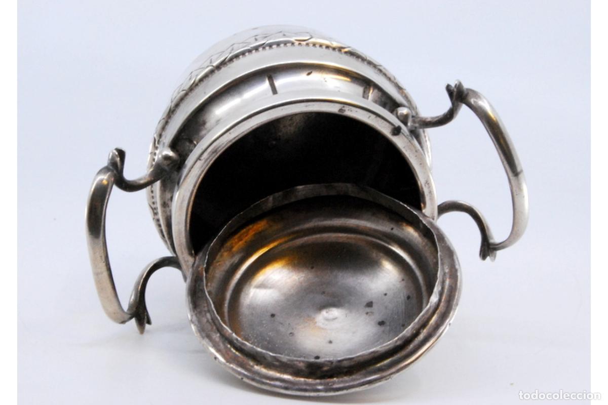 Antig&uuml;edades: Azucarero de plata - Foto 6