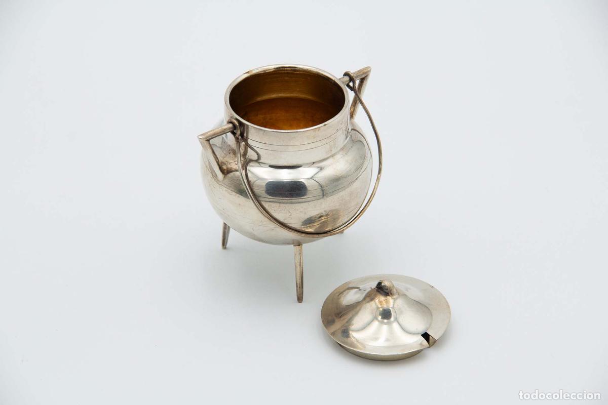 Antig&uuml;edades: Azucarero de plata - Foto 2