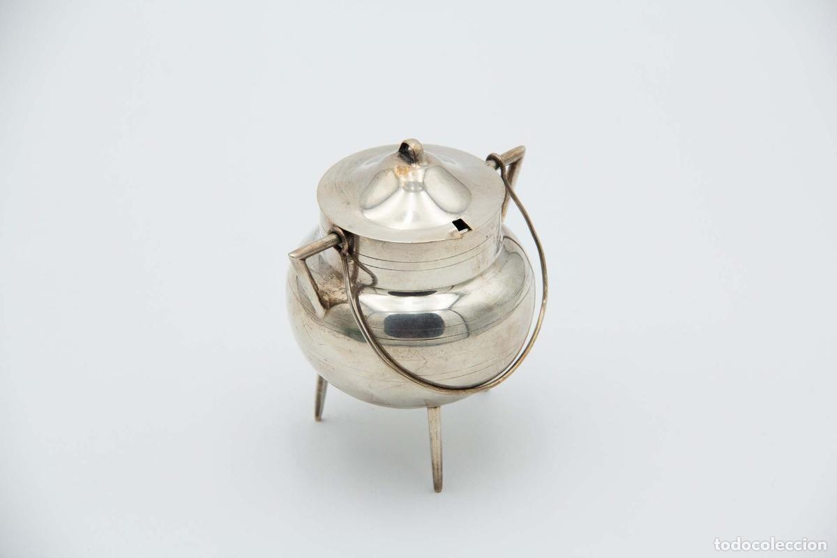 Antig&uuml;edades: Azucarero de plata - Foto 3