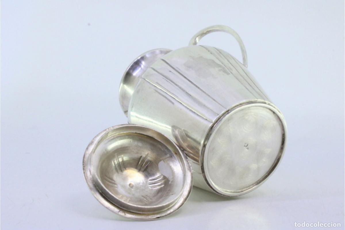 Antig&uuml;edades: Azucarero de plata - Foto 2