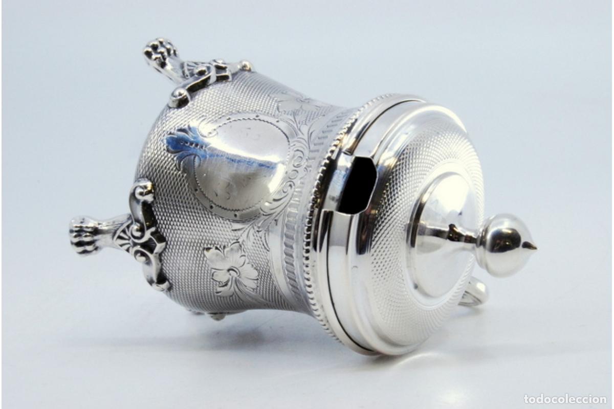Antig&uuml;edades: Azucarero de plata - Foto 2