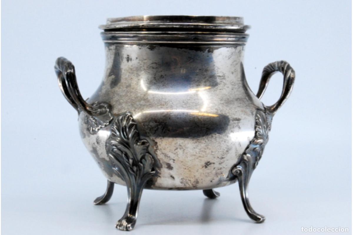 Antig&uuml;edades: Azucarero de plata - Foto 3