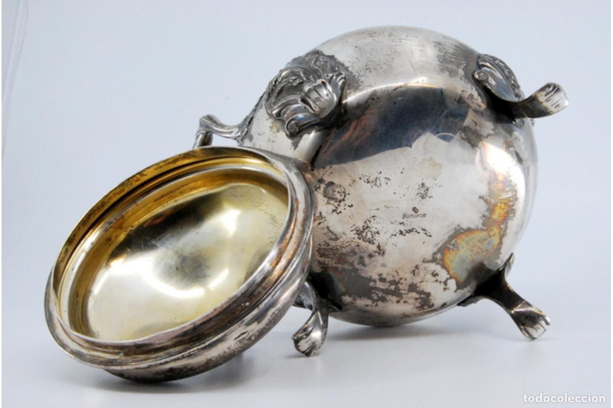 Antig&uuml;edades: Azucarero de plata - Foto 4