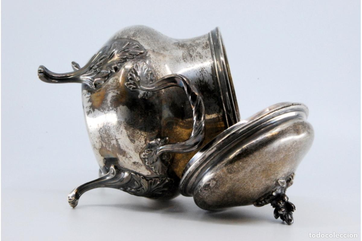 Antig&uuml;edades: Azucarero de plata - Foto 5