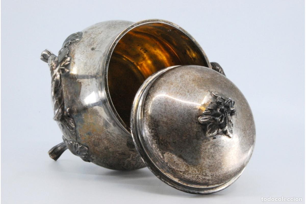 Antig&uuml;edades: Azucarero de plata - Foto 6