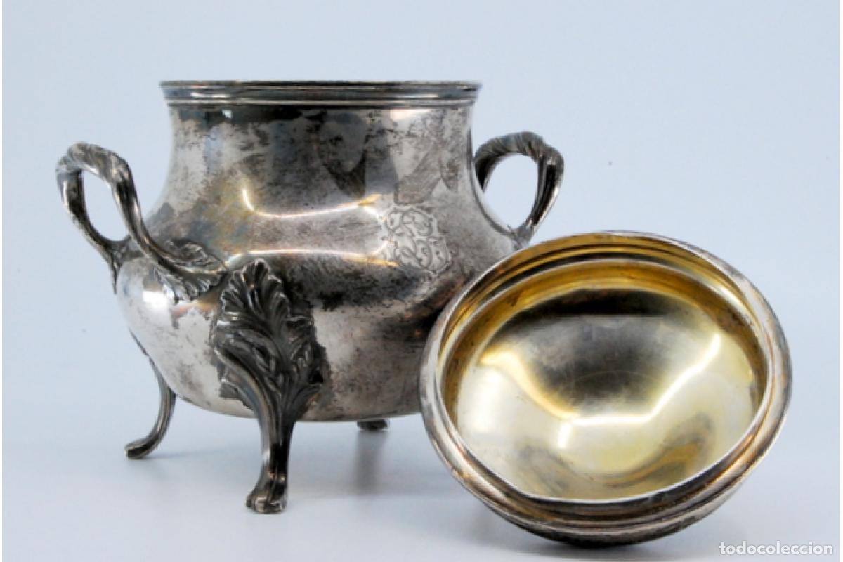 Antig&uuml;edades: Azucarero de plata - Foto 7