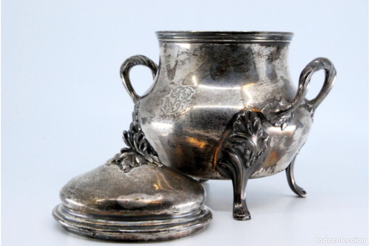 Antig&uuml;edades: Azucarero de plata - Foto 8
