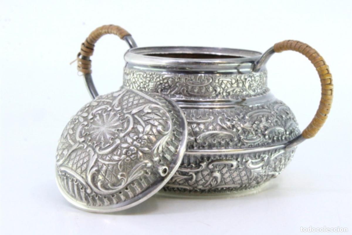 Antig&uuml;edades: Azucarero de plata - Foto 3