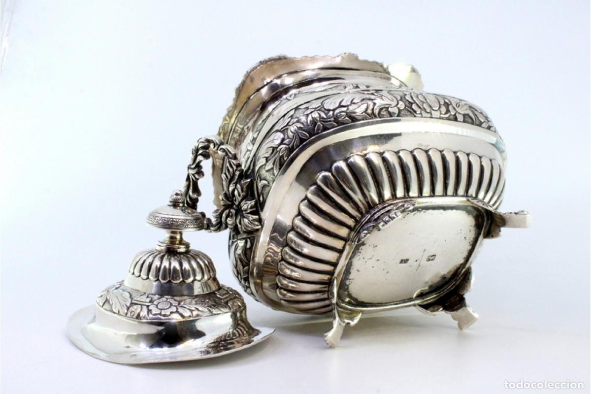 Antig&uuml;edades: Azucarero de plata - Foto 8