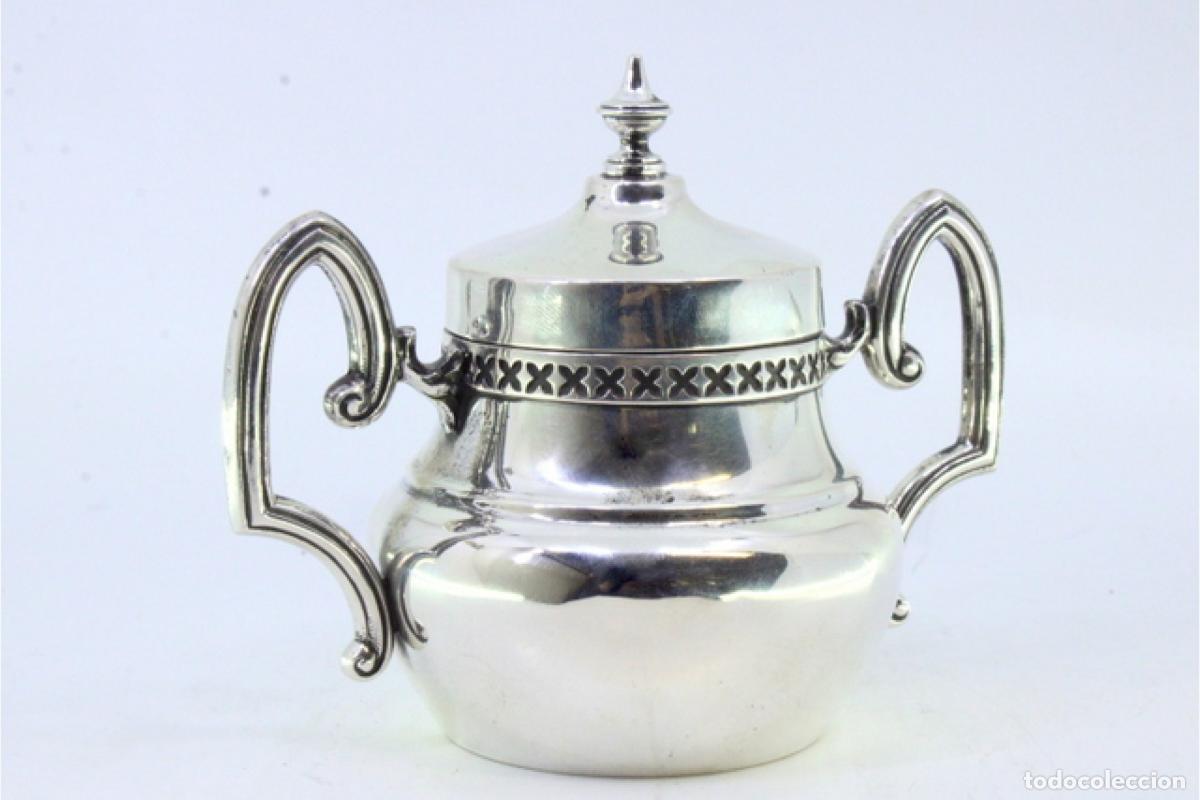 Antig&uuml;edades: Azucarero de plata - Foto 2