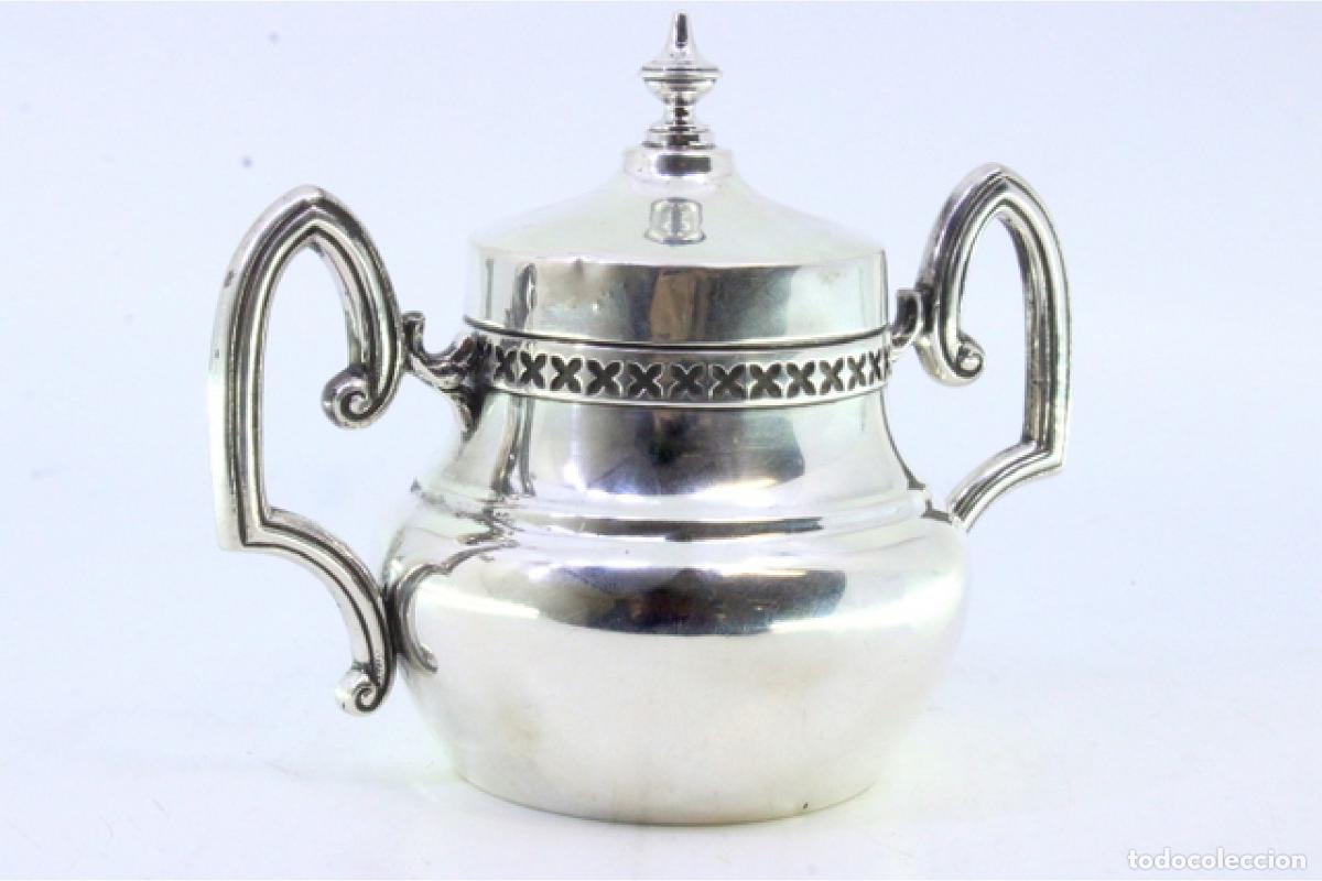 Antig&uuml;edades: Azucarero de plata - Foto 3