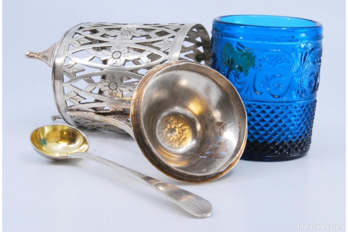 Antig&uuml;edades: Azucarero de plata - Foto 4