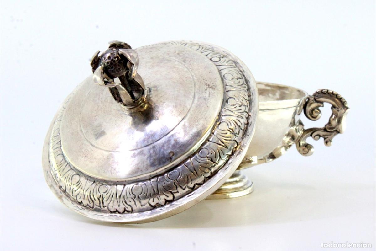 Antig&uuml;edades: Azucarero de plata - Foto 4